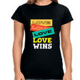 thumbnail image 2 of Love Wins Lesbian Gay Bisexual Transgender LGBT Ally Womens T Shirts, 2 of 8