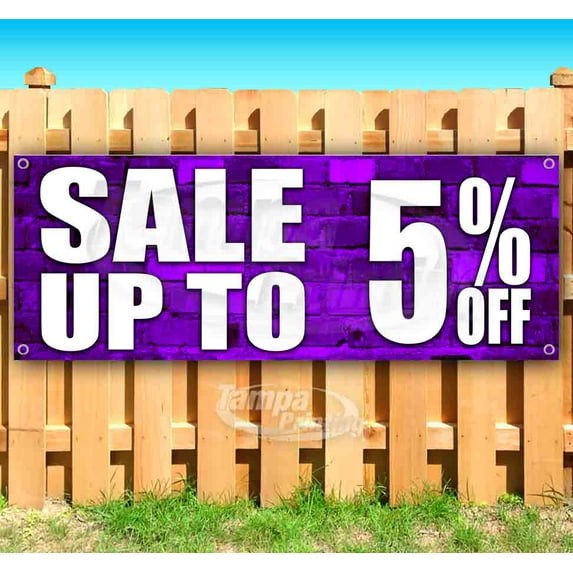 Sale Up To 5% Off 13 oz Vinyl Banner With Metal Grommets