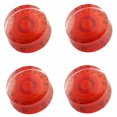 thumbnail image 1 of 4pcs Speed Control Guitar Knobs Multi Color LP Electric Guitar Volume Tone Knob Top Hat Musical Instruments Guitars Parts Red, 1 of 6