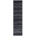 thumbnail image 2 of Safavieh Elements Albina Striped Polyester Runner Rug, Black/Gray, 2'3" x 9', 2 of 11
