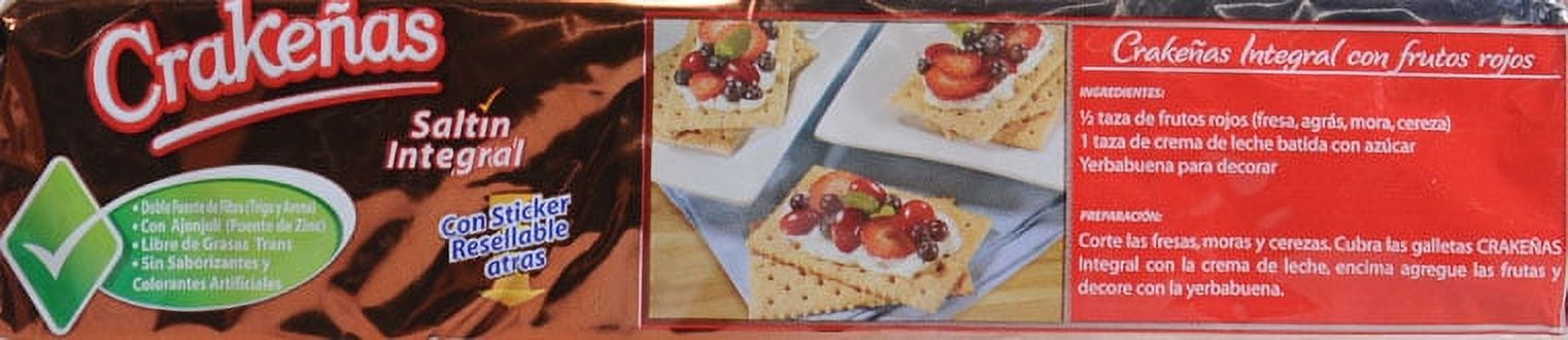 Colombina Saltine Integral Crakenas, 13.5 Oz.
