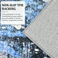 thumbnail image 4 of Modern Abstract Area Rug, Low Pile Washable Throw Rug, Neutral Moody Vintage, Foldable & Stain Resistant, Non Slip Backing, for Living Room, Bedroom, 4 of 7