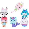 thumbnail image 6 of Gabby's Dollhouse, Purr-ific Plush Toys 2-Pack with Cakey Cat and Mercat, Kids Toys for Ages 3 and up, 6 of 6