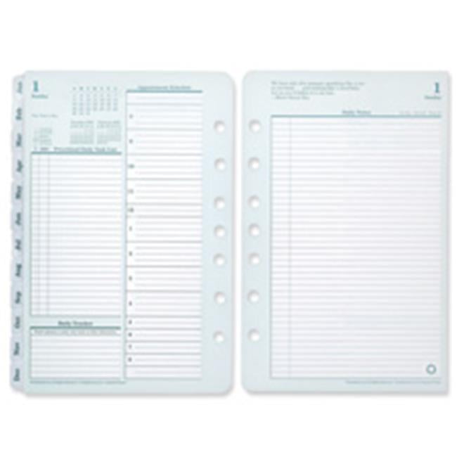 Franklin Covey Co. FDP35419 Original Refill, Classic, JanDec, 5.5x8.5