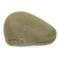 thumbnail image 3 of Minzimin 1Pack Breathable Mesh Flat Cap for Man/Woman Adjustable Newsboy Cap Cabbie Hat, 3 of 7