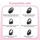 thumbnail image 2 of Funda para auriculares LTGEM Universal Pink, 2 of 8
