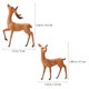 thumbnail image 5 of Estatuas de animales del bosque, juguetes en miniatura, decoración de pasteles, adornos pequeños, 4 piezas, figuras artesanales, decoraciones navideñas, modelos, regalos para niños, PVC, 5 of 6