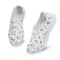 thumbnail image 6 of Cartoon Tooth Print Slip-on Shoes Breathable Dental Shoes Comfortable Flat Medical Nursing Shoes For Women Loafers, 6 of 8