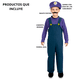 thumbnail image 4 of Disfraz Waluigi Plomero Morado FX Costumes Infantil Niño Talla 12 a 14 años, 4 of 5
