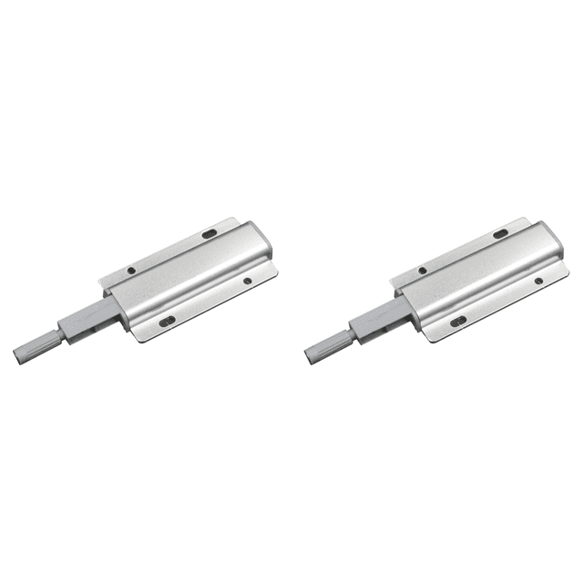Tope Puerta Ajustable para Muebles Amortiguador Armario Hardware (plateado) 10 Uds.