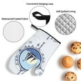 thumbnail image 3 of Daiia Not All Who Wander Are Lost2 Pattern Oven Mitts and Pot Holders 4 pcs Set,High Heat Resistant 500 Degree Extra Thicken Long Kitchen Cotton Oven Glove, 3 of 6