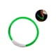 thumbnail image 2 of Collar luminoso ajustable para perros con visibilidad de seguridad para mascotas para caminatas nocturnas, collar liviano recargable por USB con parpadeo rápido, parpadeo lento y modos de luz, 2 of 5