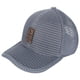 thumbnail image 1 of EeaseMX Gorra de béisbol de malla de secado rápido con visera, color liso, ajustable, transpirable y refrescante, para viajes al aire libre en otoño (gris), 1 of 8