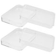 thumbnail image 3 of Soimiss 4Pcs Transparent Coin Organizer Box with Dust Proof Lid and Strong Resistance, 3 of 7