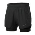 thumbnail image 1 of Doorslay Men's 2-in-1 Running Shorts Quick-Drying Breathable Energy Training Sports Jogging Cycling Shorts Extended Lining, 1 of 8