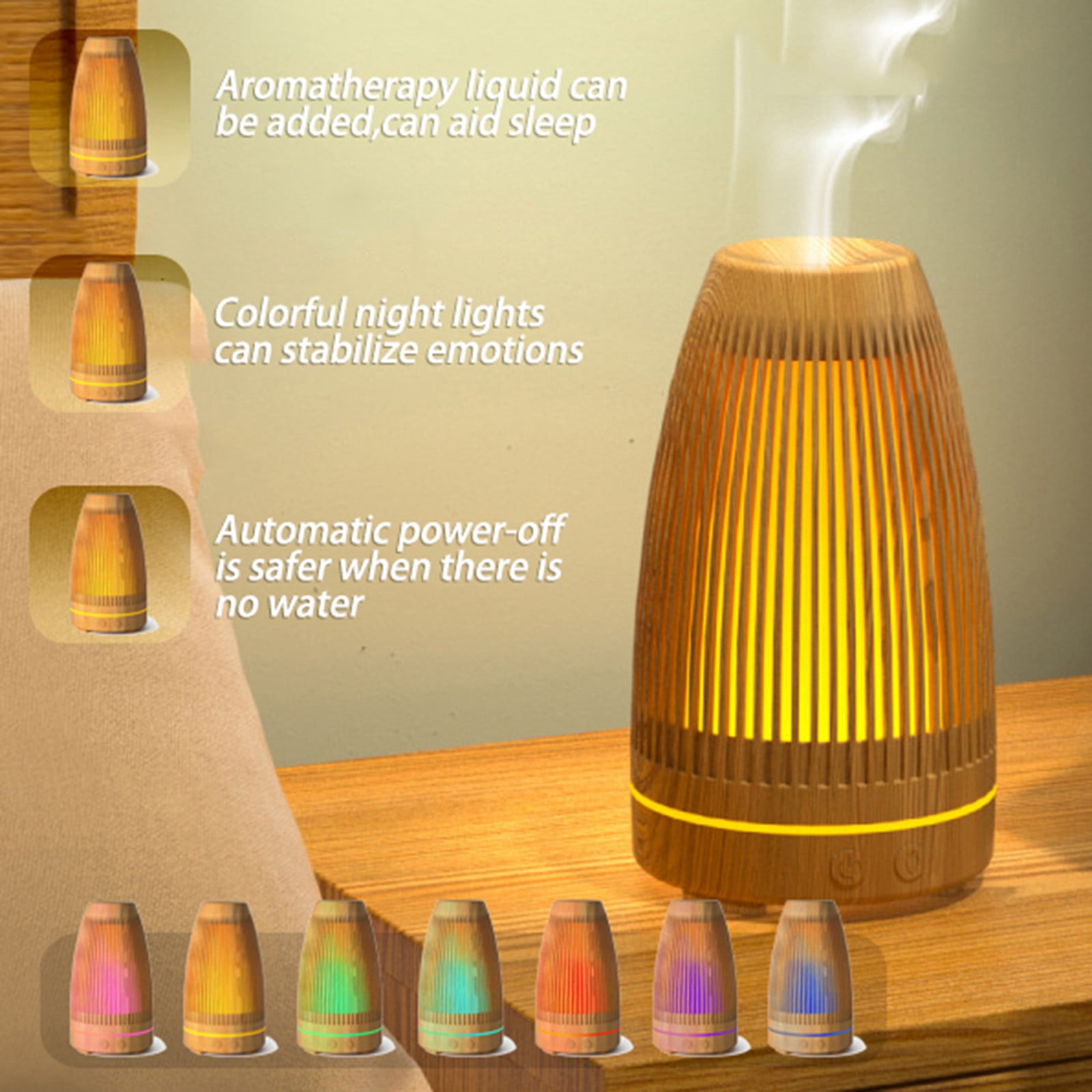 BOBOMOTI Humidifiers for Home Cool Mist Top-Fill Ultra-Quiet Humidistat for Baby Nursery Plants Essential Oil Diffuser Clearance