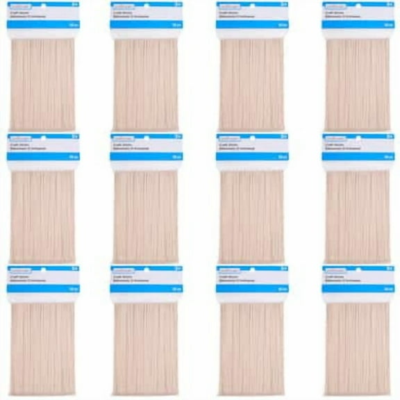 12 Packs: 60 ct. (720 total) Jumbo Wood Craft Sticks by Creatology