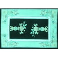 thumbnail image 1 of Ahgly Company Indoor Rectangle Oriental Turquoise Blue Asian Inspired Area Rugs, 2' x 5', 1 of 4