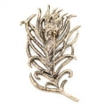 thumbnail image 3 of Qarigey Broche de plumas, alfileres de diamantes de imitación de cristal, ropa de boda para fiesta, abrigo, bufanda, accesorios de joyería para mujeres Ropa, zapatos y accesorios Miscelánea Qarigey AP011298-00, 3 of 6