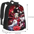 thumbnail image 3 of Hazbin Song Dance Hotel Laptop Backpack Large Travel Bags Casual Daypack for Hiking Sport Bags Lightweight Business Backpack Classic Notebook Bag for Woman, 3 of 9