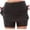 Black, variant on Aboser Tennis Skorts for Women Tummy Control High Waisted Skirts Built in Shorts Stretchy Knee Length Skorts Plus Size Athletic Skater Skirts