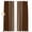 SaddleBrown Beige, variant on Black Beige Striped Blackout Curtains for Bedroom/Living Room, Pinch Pleated Black Out Curtains, Modern Farmhouse Retro Lines Room Darkening Window Drapes with Hooks 2 Panels, 59"x70"