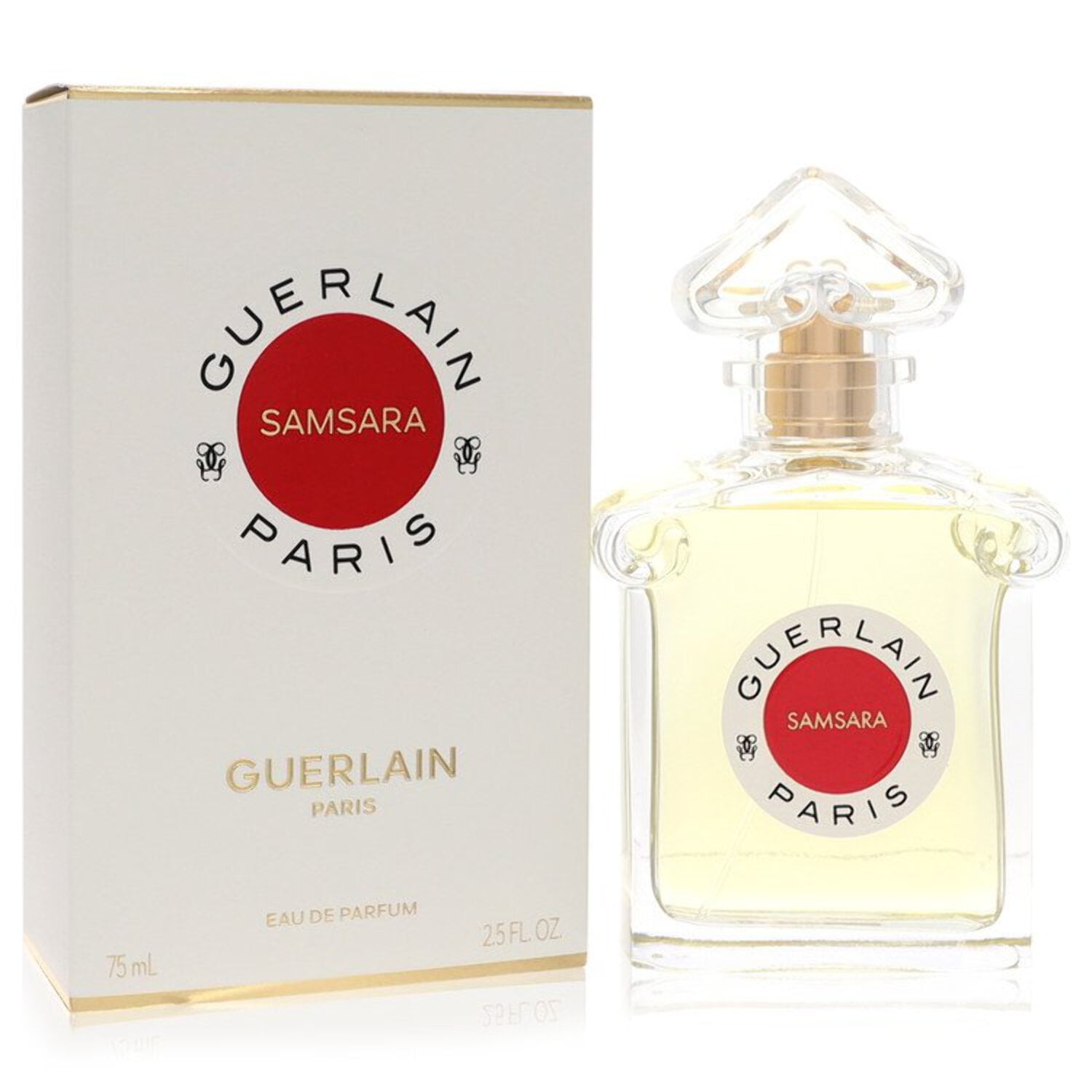 大量入荷 Spray oz 2.5 Parfum de Eau Samsara Guerlain for ml 75 Women, 香水(ユニセックス)