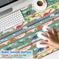thumbnail image 2 of Long Mouse Pads for Desk,Colorful Dinosaurs Stripe Pattern Desk Mats on Top Of Desks, Desk Mouse Pad Extra Large with 3mm Non-Slip Base and Stitched Edge for Gaming,Office,Work,Home 47.3"x23.6", 2 of 6