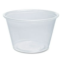 Dart 400PC Conex Complements 4 oz. Polypropylene Portion Containers - Clear (2500/Carton)]