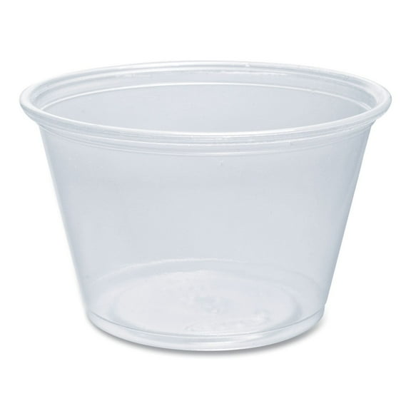 Dart 400PC Conex Complements 4 oz. Polypropylene Portion Containers - Clear (2500/Carton)]