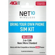 Net10 Bring Your Own Phone SIM Kit - Verizon CDMA Compatible