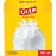 thumbnail image 1 of Glad Tall Kitchen Bolsas de basura de amarre rápido, 13 galones, blanco, 68 unidades (el paquete puede variar), 1 of 5