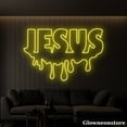 thumbnail image 2 of Glowneon Jesus Neon Sign, Jesus LED Sign, Faith Neon Sign, Christian Home Party Decor, 2 of 5