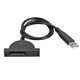 thumbnail image 4 of USB 2,0 , transferencia de datos, interfaz de alimentación portátil, convertidor , HDD/adaptador para ordenador, 12V CUTICAT Cable SATA, 4 of 7