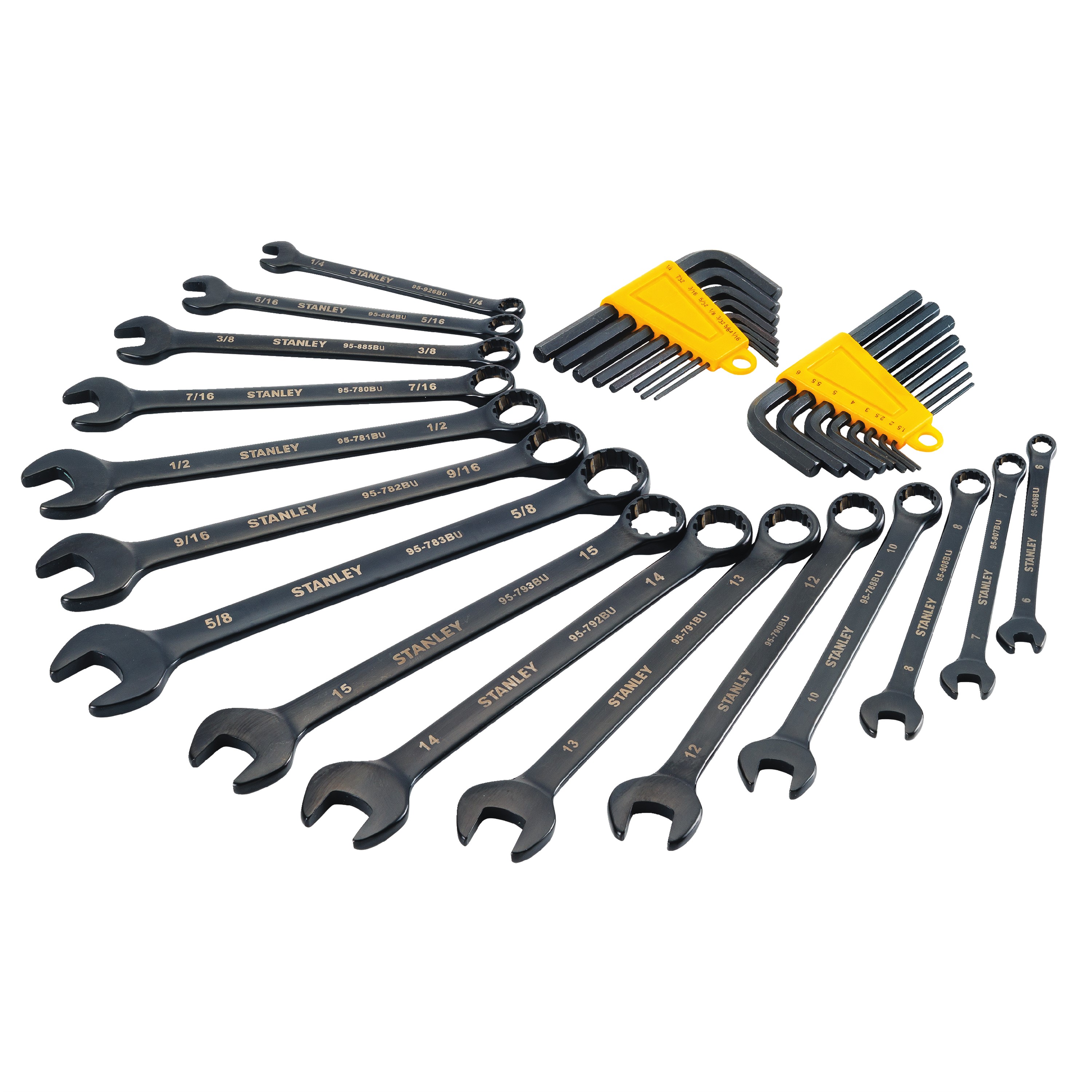 STANLEY STMT82752 31Piece Black Chrome Wrench Set