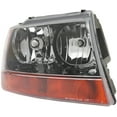 thumbnail image 3 of Headlight Compatible With 1999-2004 Jeep Grand Cherokee Right Passenger Halogen With bulb(s), 3 of 8