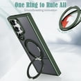 thumbnail image 6 of For Samsung Galaxy S24 Ultra Case, Military Grade Shockproof Compatible with Magsafe Rotating Stand Bumper Drop Protection Phone Case Cover for Samsung Galaxy S24 Ultra, Green, 6 of 6