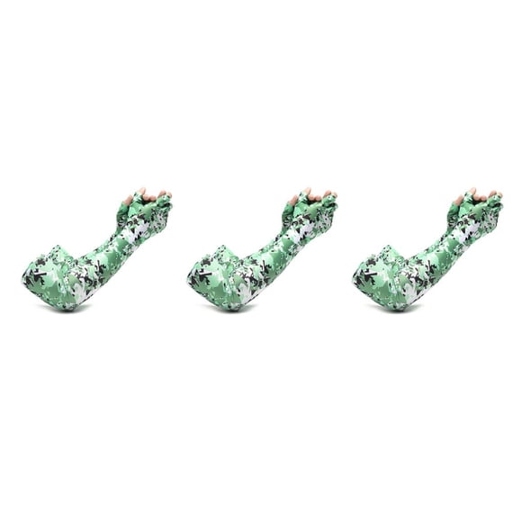 Eigraketly 1 par de fundas de refrigeración antideslizantes de silicona para sombra de sol, deportes, correr, pesca, brazo, cubierta, hombres, Type1 NO1