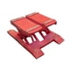 thumbnail image 3 of Modelo de elevador de garaje para coche a escala 1/64, adorno de escritorio en miniatura para decoración de escena de garaje. Rojo, 3 of 9