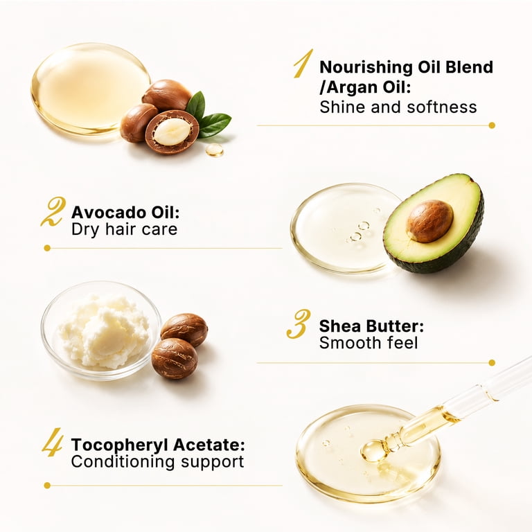 Karseell, Argan Oil for Hair, 50ml, Cold Pressed, Weightless Serum