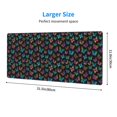 thumbnail image 3 of Pofeuu Multicolored Butterflies Print Desk Mat for Keyboard and Mouse，Computer Desk Matt for Desktop，Large Mouse Pad for Desk，Desk Pads on Top of Desks 12x31.5in, 3 of 8
