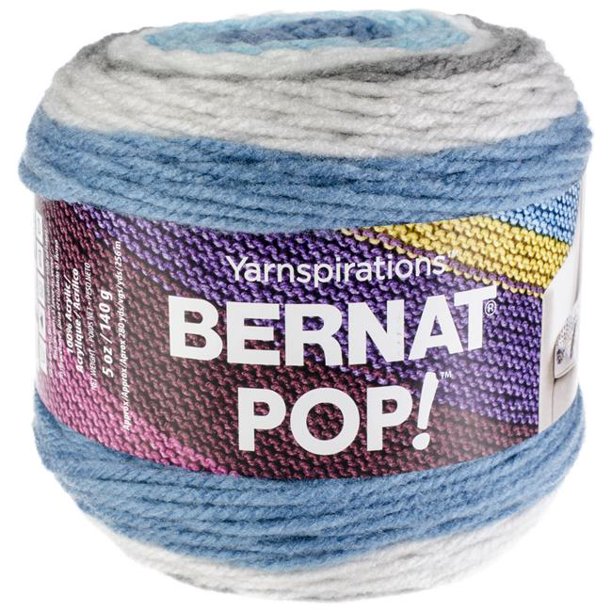 Bernat Pop! YarnBlue Streak