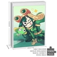 thumbnail image 3 of Tsuyu Asui Jigsaw Puzzle, Wood Puzzles Adult, 1000 PCS Jigsaw Puzzle Perfect for Game Nights, 3 of 8