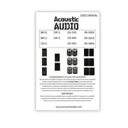 Acoustic Audio PA-380X Passive DJ Speakers 8 PA Karaoke 3-Way Studio Home Audio