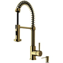 Vigo Vg02001k2 Edison 1.8 GPM 19" H Single Handle Single Hole Pre-Rinse Pull Down Kitchen