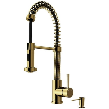 Vigo Vg02001k2 Edison 1.8 GPM 19" H Single Handle Single Hole Pre-Rinse Pull Down Kitchen
