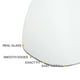 thumbnail image 4 of Reemplazo de cristal de espejo calefactable del lado izquierdo del conductor del coche con placa de respaldo para Kia Rio 2018-2022 No.87611H8030, 4 of 7