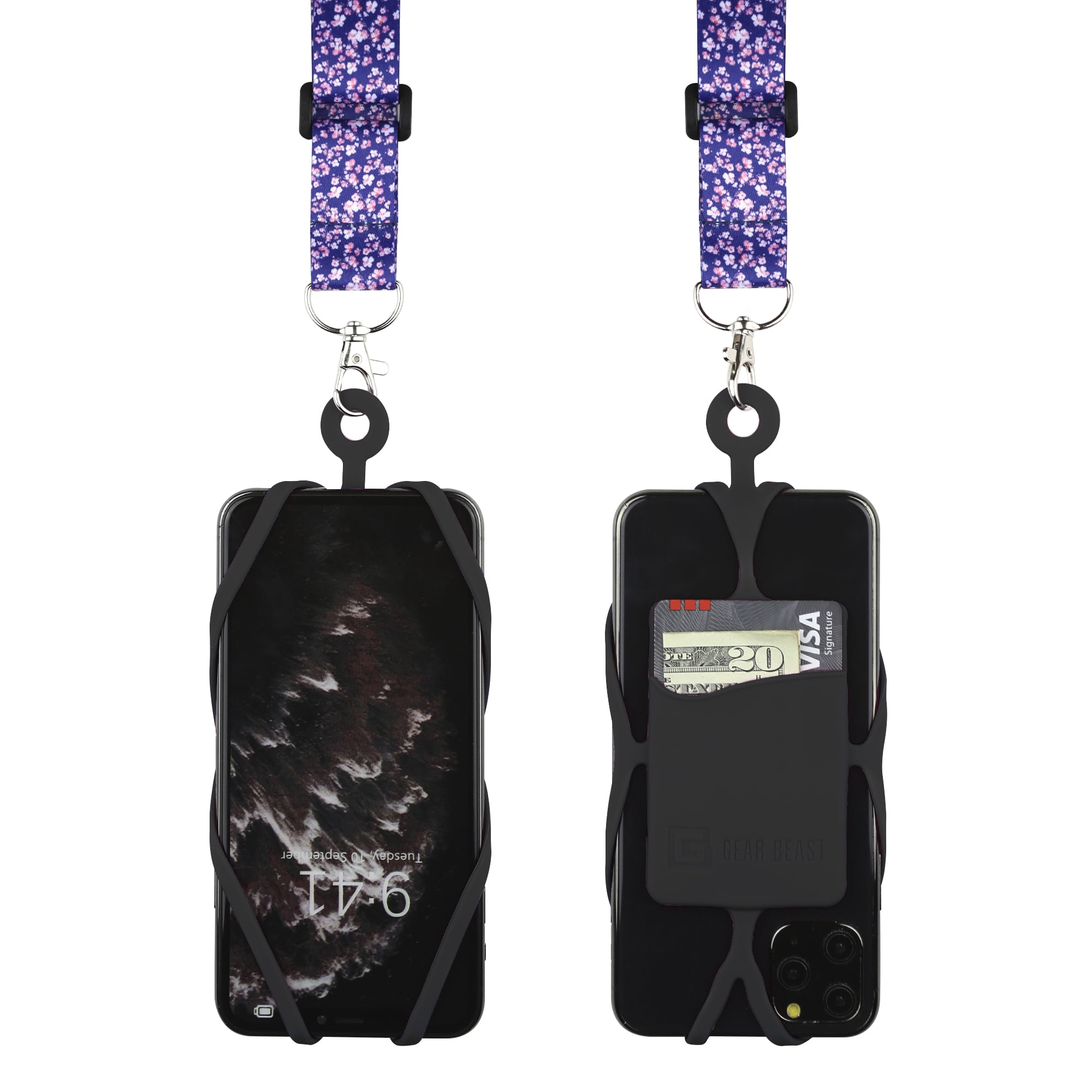 Gear Beast Cell Phone Lanyard with Adjustable Neck Strap Compatible