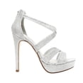 thumbnail image 2 of Women's High Heel Platform Dress Pump Sandals, 2 of 4
