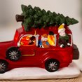 thumbnail image 4 of Adorno navideño de resina para coche o camión con luz LED, regalo de Navidad, 11 x 5 x 9 cm, 4 of 5